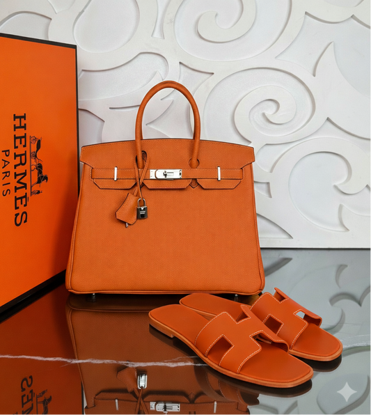 Birkin 35 Bag and Slipper Set